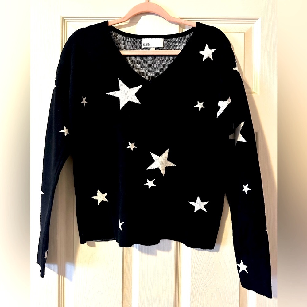 Black and white Star Sweater